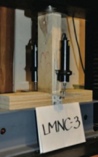 using a Universal Testing Machines. The connection test was performed by the monotonic compression and tensile test was carried out to the LVL member joint.