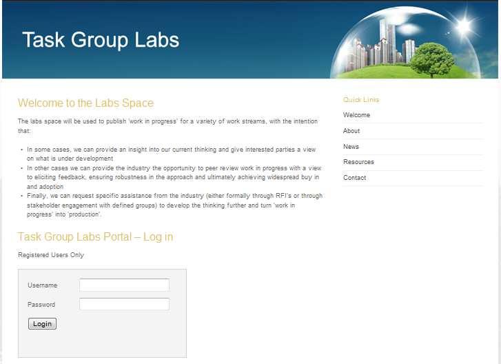 Task Group Labs Website Digital Plan of Work Plain