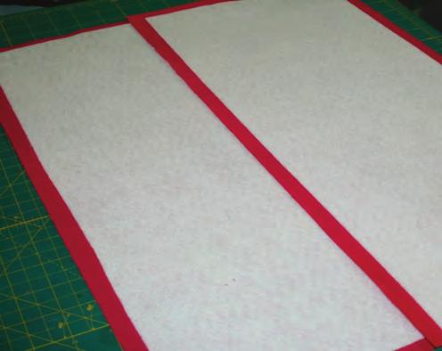 Assembling the Body Fuse the Fusible Fleece to the