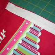 Place a zipper on the right side of the front fabric