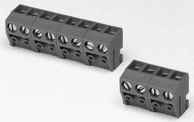 MAGNUM WIRE MANAGEMENT PRODUCTS Power Distribution Blocks Base & Rail Mount Euro-MAG Series Single & Double Row Connectors Pluggable Filtered Connectors EM5015 Series Euro-Mag Terminal Blocks
