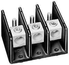 MAGNUM Series 16, 16 & 165 Connector/Stud Power Distribution Blocks WIRE MANAGEMENT PRODUCTS Power Distribution Blocks Base & Rail Mount Euro-MAG Series Single & Double Row Connectors PCB Spring