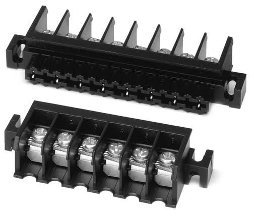 Series 15 Edge Connectors 1 Sided Boards / Right Angle Mount Rating: A, 00V Center Spacing:.75 or /8 (9.