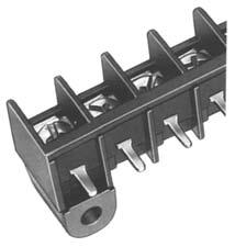 Series CB000 Single Row Terminal Blocks Hardware Options (Bulk ordering part numbers are in parentheses.) Solder Lugs Jumpers Quick Connects Blade Width A =.50. Blade Width B =.187. S1 (S1).68 (17
