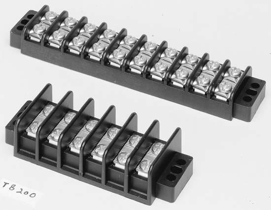 MAGNUM Series TB00 & TB00HB Double Row Terminal Blocks WIRE MANAGEMENT PRODUCTS Power Distribution Blocks Base & Rail Mount Euro-MAG Series Single & Double Row Connectors PCB Spring Clamp Filtered