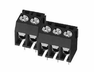 MAGNUM WIRE MANAGEMENT PRODUCTS Power Distribution Blocks Base & Rail Mount Euro-MAG Series Single & Double Row Connectors PCB Spring Clamp Filtered Connectors EM17 Series Euro-Mag Terminal Blocks 7.