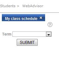 To get your schedule, you will need to go to the section titled WebAdvisor. This is located above the Graduate-CCE Links Tab on the right. 2. Click WedAdvisor for Students, 3.
