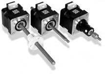 Options for Hybrids: Integrated Connectors Size14 external, non-captive and captive with integrated conectors Integrated Connectors Hybrid Size 11, Size 14 and Size 17 linear actuators are available