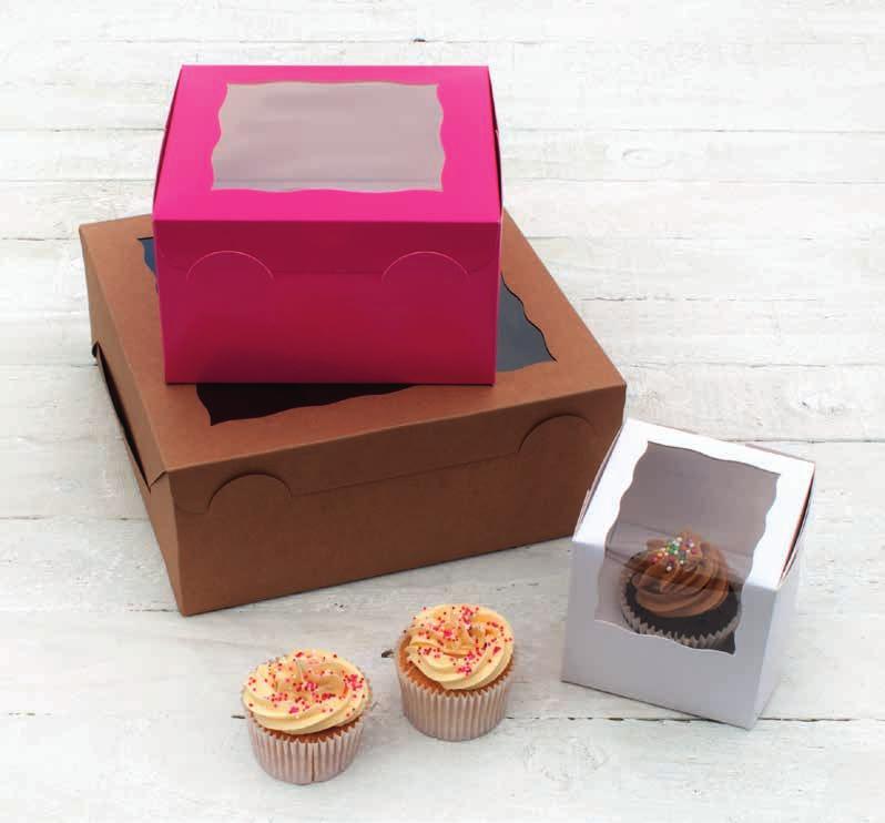 range and discover which are your best sellers. A mix of colours of the cupcake boxes.