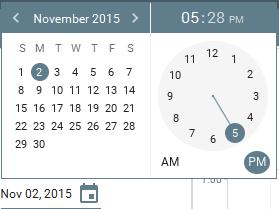 The simulation approach: innovative features TOOLBAR DATE PICKER BUTTONS RADAR