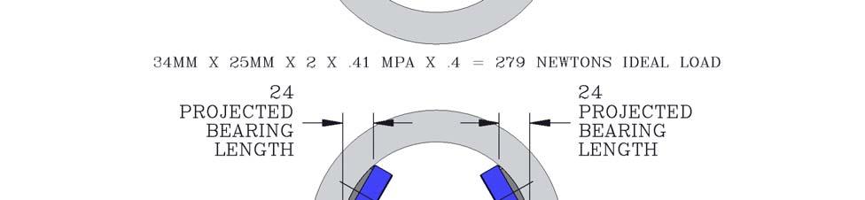 These bearings have a higher load capacity than the bearings in the bottom illustration.