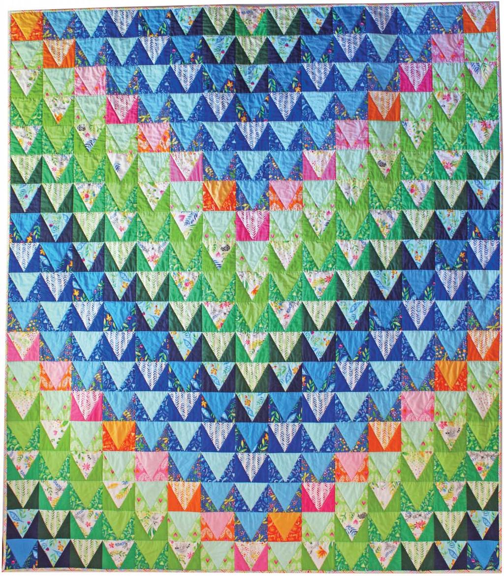 OVER THE MOUNTAIN Quilt Quilt design & instructions