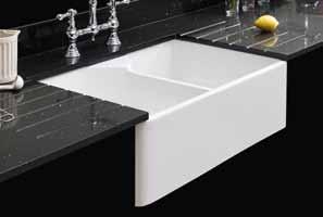 style with sinks With M-Stone you can have any style of sink you choose. There are no limitations because the 20mm solid material can work with any size, shape or style you want.