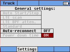 Auto Reconnect Used with Multi-Server operation, with Auto- Reconnect = ON the Navigator Plus will automatically search preset servers for a new hub when a technician leaves an active hub boundary.