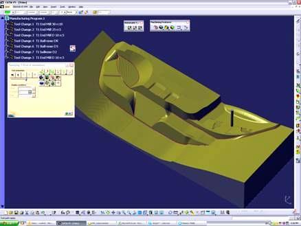 CATIA V5 TRAINING CATIA MACHINING 3-AXIS SURFACE MACHINING (NCI,SMG) Duration/Time : 4 Days (9.00 a.m. to 5.00 p.m.) This course will teach you how to use various functionalities common across all the Machining workbenches in CATIA.