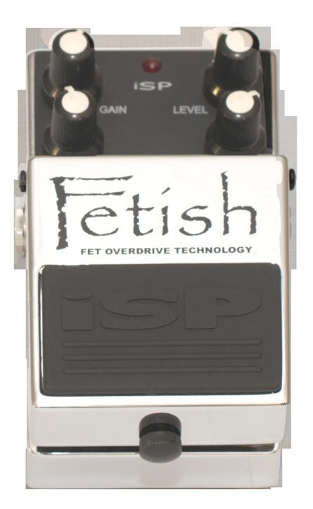 PEDALS FETISH DISTORTION TOTALLY BLUES FETISH DISTORTION The Fetish can be used as an overdrive, distortion, clean boost, or treble booster depending on the settings.