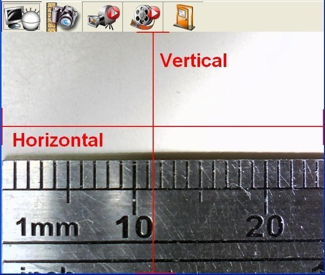 When the magnification is high, use the calibrator can easily and accurately knows the scale range. When the magnification is high, metal ruler is less accurately than a calibrator.