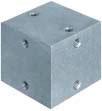 MAXIFIX Aluminium cube Material: Finish: Aluminium Bright 9.