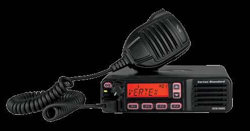 EVX-5400 Mobile Radio Vertex Standard s everge mobile radio forms part of our DMR family of radios and provides a perfect option for you to transition your fleet of mobile radios from analogue to