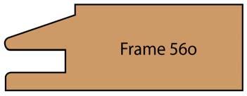 DEPOSITS STILE AND RAIL FRAME PROFILES (INSIDE EDGE) CON T Frames are standard 2 1/4 wide (57 mm) and 13/16 (21mm) thick PAYMENT Payment is due in full at the time of order pickup or delivery.