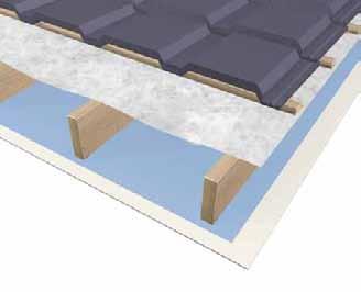 6.1.2 Design details: Pitched roofs Pitched roofs Vapour permeable underlays - (Low Resistance underlay) Advantages Pr13 3 LR underlays (Low Resistance) - are classified by BS 5250 as having a vapour