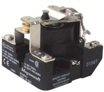 199 OPEN STYLE POWER RELAYS SPDT, DPDT, DPST-N.O., SPST-N.C.-D.B. & SPST-N.O.-D.M., 10 TO 50 AMPS LISTED 367G UL Listed File No.