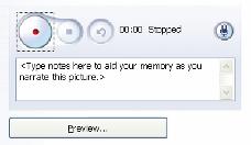 Click Next to move on to the next screen. Step 5: Adding text This is where you can write something on the photos in your story. To write on a photo: Press Delete to empty the words in the box.