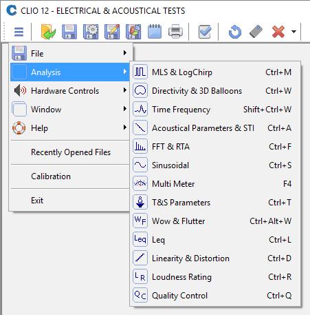 n CLIO 12 MAIN SOFTWARE RELEASES AND VERSIONS CLIO 12 STANDARD: Laboratory grade software with most of the features present.