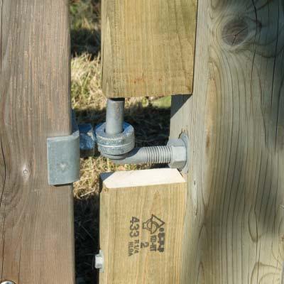 Should Hinge Posts be Cemented? While it is common practice to pour cement around hinge posts it may not be the best practice.