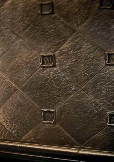 U R B A N R E N E W A L M100 Bronze Antique Satin (BZAS) M200 Blacksmith Iron (BSIS) M300 Aged Iron (AIS) M400 Bronze Verde Satin (BZVS) Photo Info Recommended Use Urban Renewal wall tiles and trim