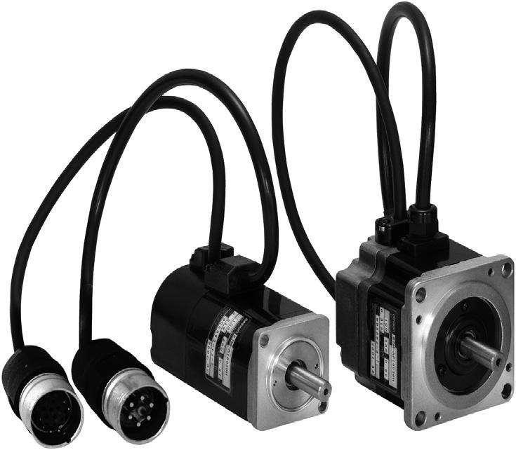 HARGE R7M-A@, R7M-AP@ SmartStep servo motors The smart alternative to stepper motors SmartStep motors can be controlled by SmartStep drive and XtraDrive ylindrical and flat servo motor types are