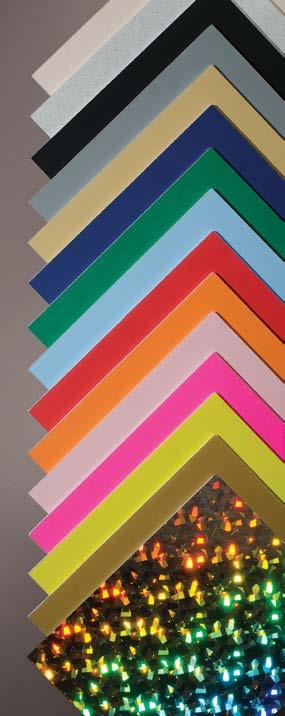 Colored Foam Board Set your imagination free! From primary colors to patterns, these boards give you the creative edge on color for presentations that command attention and carry impact.
