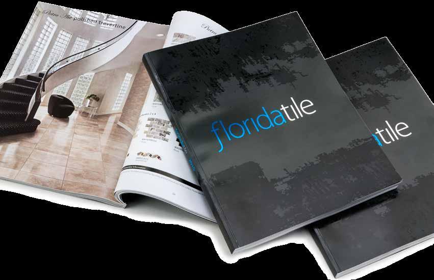 literature Florida Tile carries a wide variety of tiles. From ceramics to porcelains, natural stone to glass mosaics and our HDP High Definition Porelain. The choices and styles are endless!