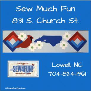 Lexington, NC 27295 336-247-1206 Sew Much Fun!