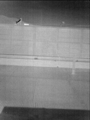 Roof testing also showed the SNR deficiency, producing a grainy image shown in Figure 11At first it was thought that this could be an optical element nonconformance.