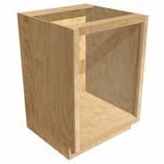 ) The assembled cabinet boxes are strong, square, and true. Height, width, and depth are available in.001 increments.
