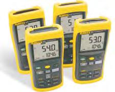 Fluke 50 Series II Digital Thermometers Four models that provide laboratory accuracy in a rugged, fast responding, handheld tool with: Large backlit dual display.