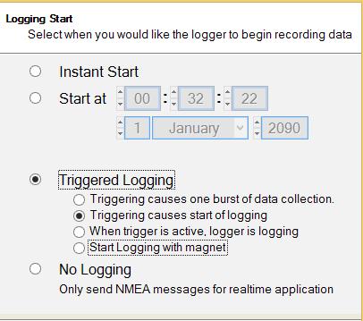and only store the averaged value Intermittent logging - select the hours, dates and months you would like to log (e.g. only log data in March and May) Re-deploy With the click of a button, redeploy the logger using the last stored regime set up.