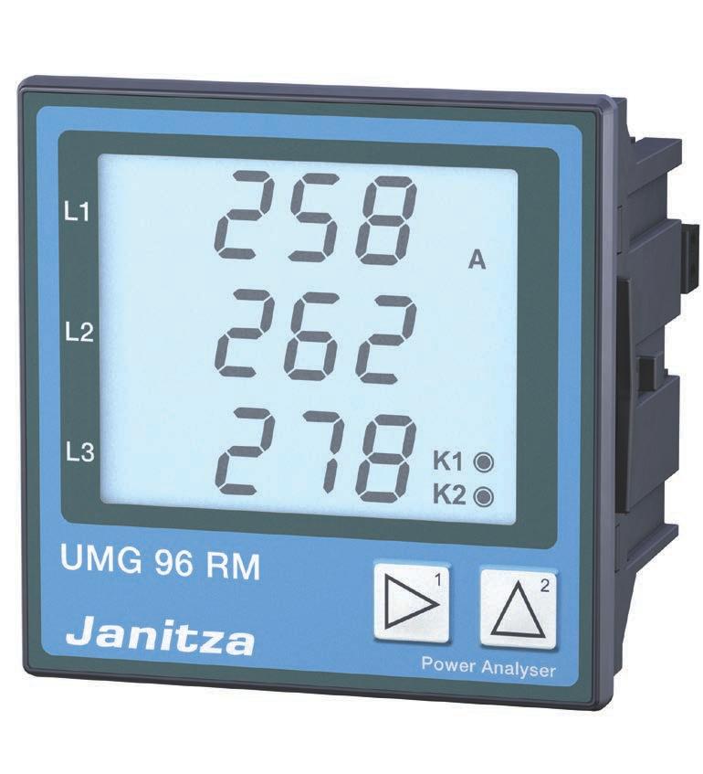 Universal measurement instrument UMG 96RM UMG 96RM Compact high performance The compact and powerful multi-function measurement device for energy measurement.