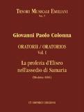 : Nicola Sansone) FL 21 Score and Parts 31,95 OPERAS AND ORATORIOS COLONNA, GIOVANNI PAOLO (1637-1695) Oratorios