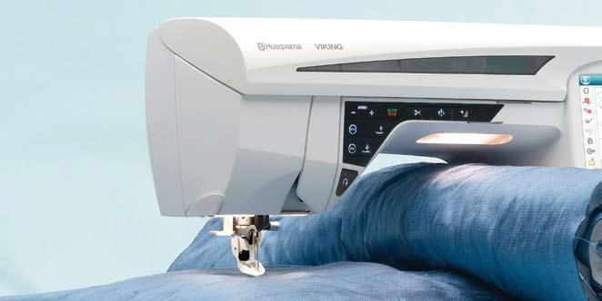 extraordinary Sewing and Embroidery Surface More room to create large projects.