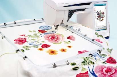 Exclusive Sewing Advisor and Embroidery Advisor features Automatic settings and expert advice for optimal sewing and embroidery results.