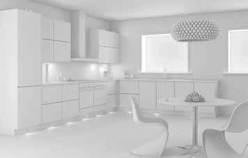 Lighting a modern style kitchen: Solution 2 1 2 7 3 5 4 6 LEGEND Featured products: 1 2 3 4 5 6 7 SE7002ALNW 5 x QUADRA LED OVER CABINET LIGHT See page 33 SE7005ALNW 2 x QUADRA LED IN CABINET LIGHT