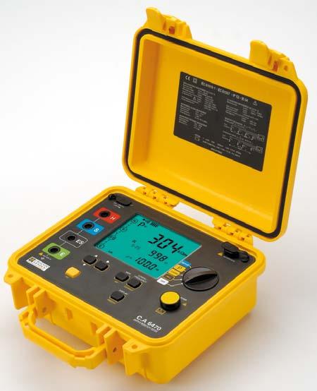 ELECTRICAL TESTING AND SAFETY Earth and resistivity tester C.A 6470N C.