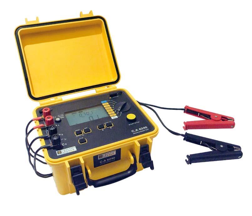 ELECTRICAL TESTING AND SAFETY Micro-ohmmeter C.