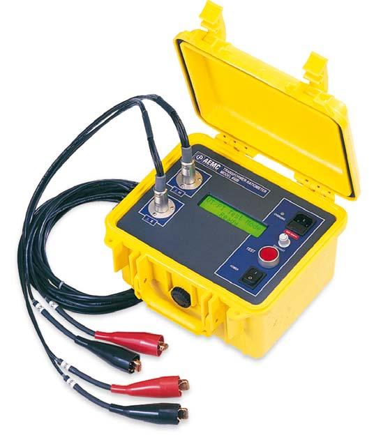 ELECTRICAL TESTING AND SAFETY Electrical equipment tester DTR 8500 > Single-phase ratiometer z Testing of power, voltage or current transformers Transformation ratio Test signal Test current display