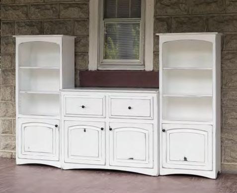 RECENT CUSTOM PROJECTS Bookcase Unit Lift Lid Bench