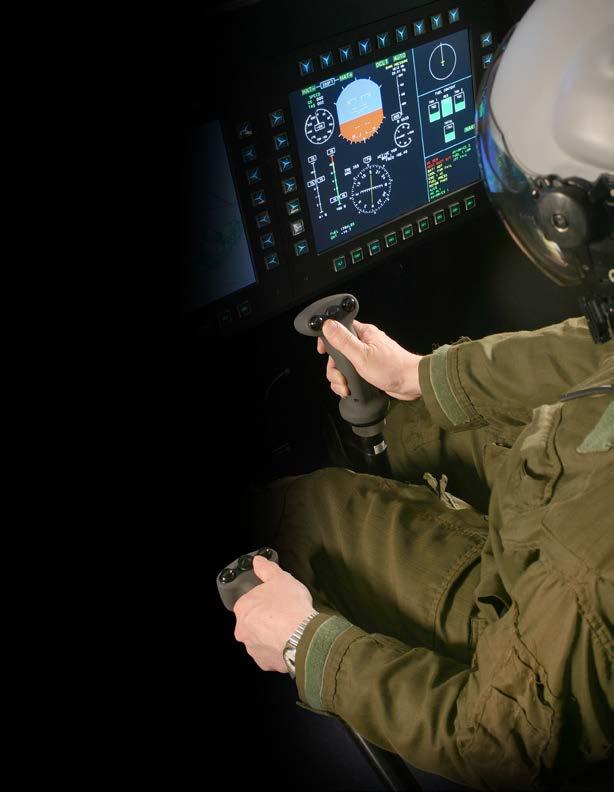 The active inceptor difference Increased pilot awareness of flight mode and conditions through tactile feedback Improved handling in hover, low-speed flight and degraded visual conditions such as
