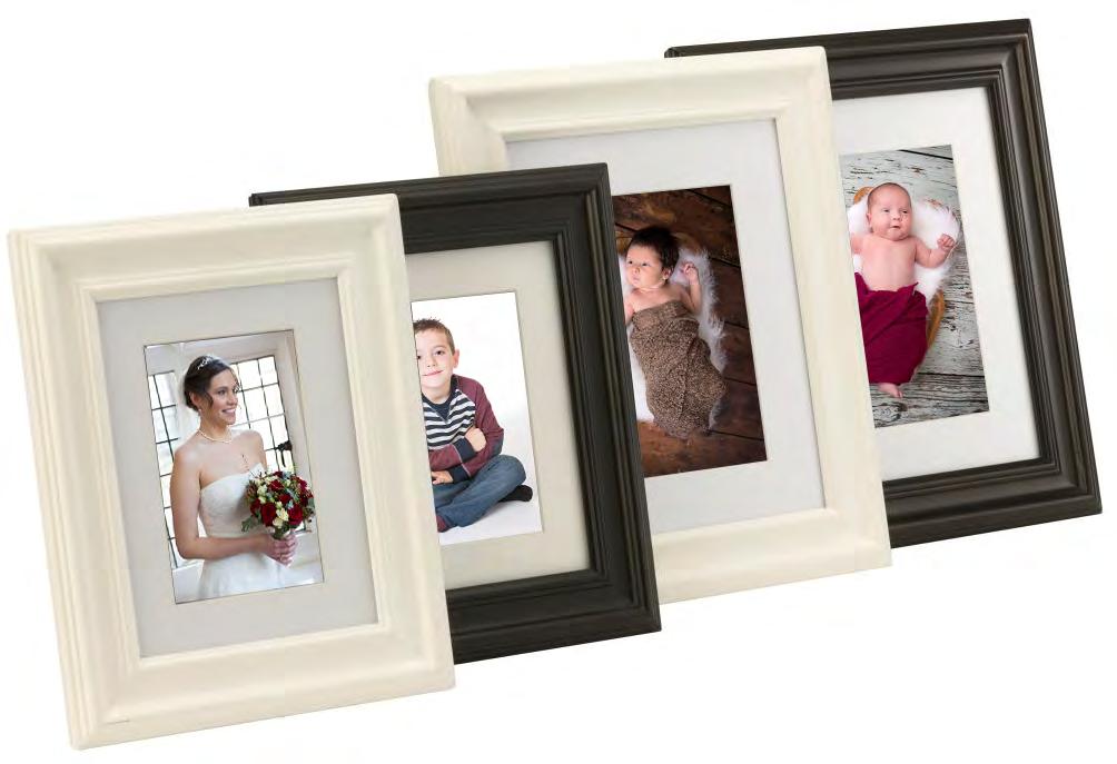 Framed Prints Ravello Series Range (Available in black or white) Sophisticated gallery style wood frames with a 45mm wide x 18mm