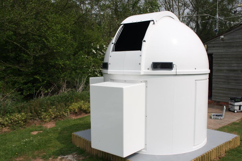 All domes can be used in conjunction with the Dome Tracker for complete remote operation of your observatory, see website for details: http://www.pulsar-observatories.